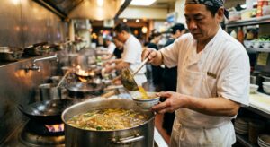 炒飯スープ、店側の心遣いと仕込みの合理性